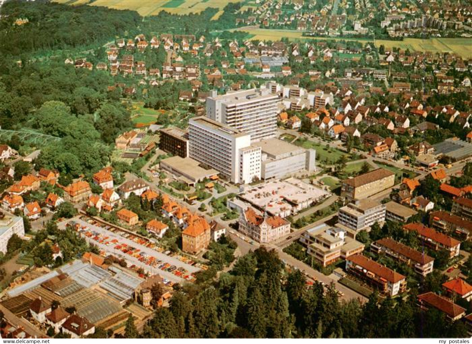 Ludwigsburg  BW Fliegeraufnahme mit Krankenanstalten des Lkr Ludwigsburg