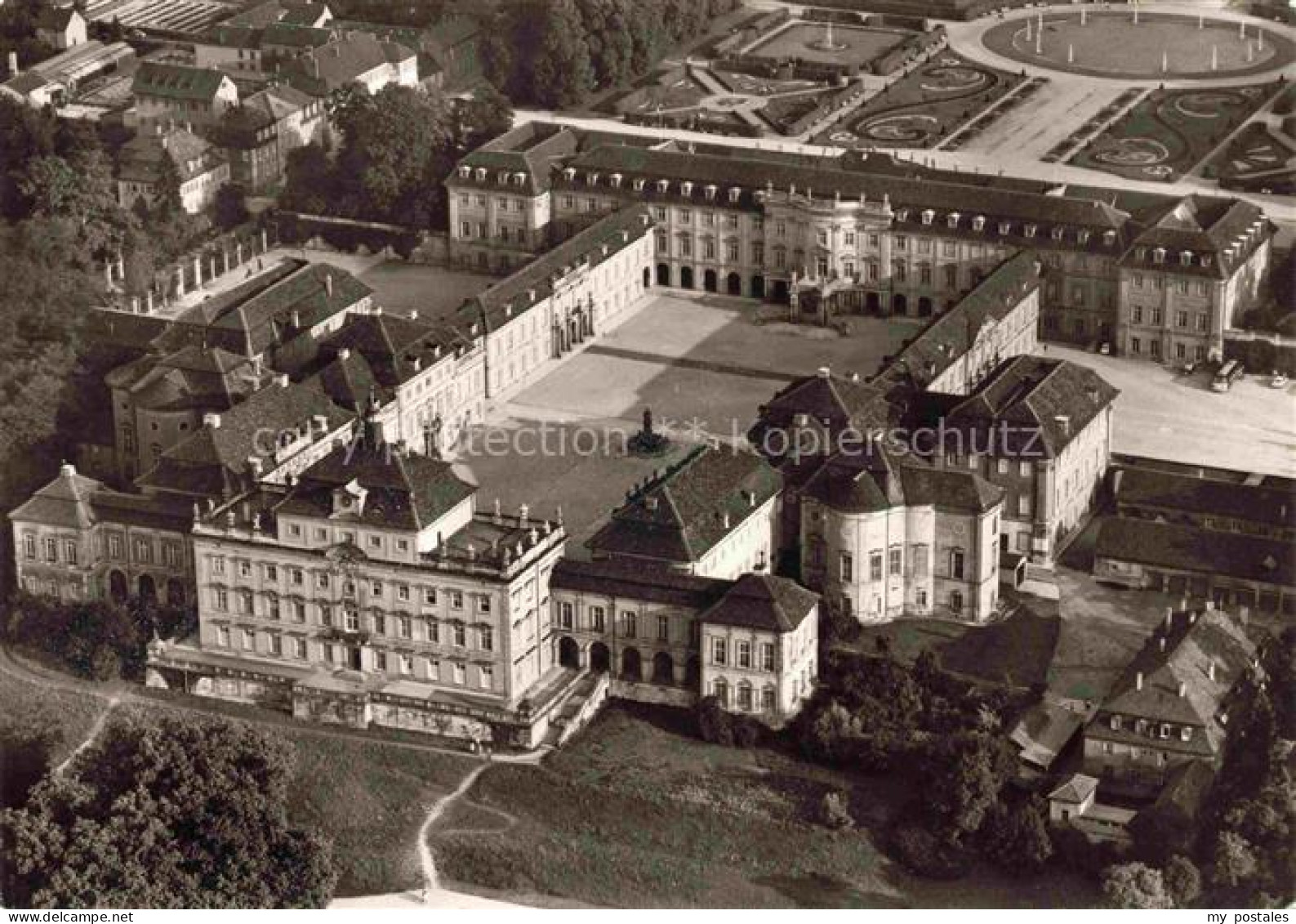 LUDWIGSBURG  BW Residenzschloss Ludwigsburg Fliegeraufnahme