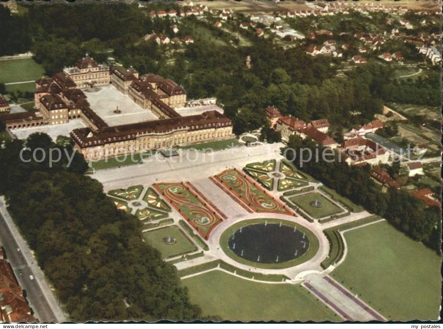Ludwigsburg Schloss Ludwigsburg Fliegeraufnahme