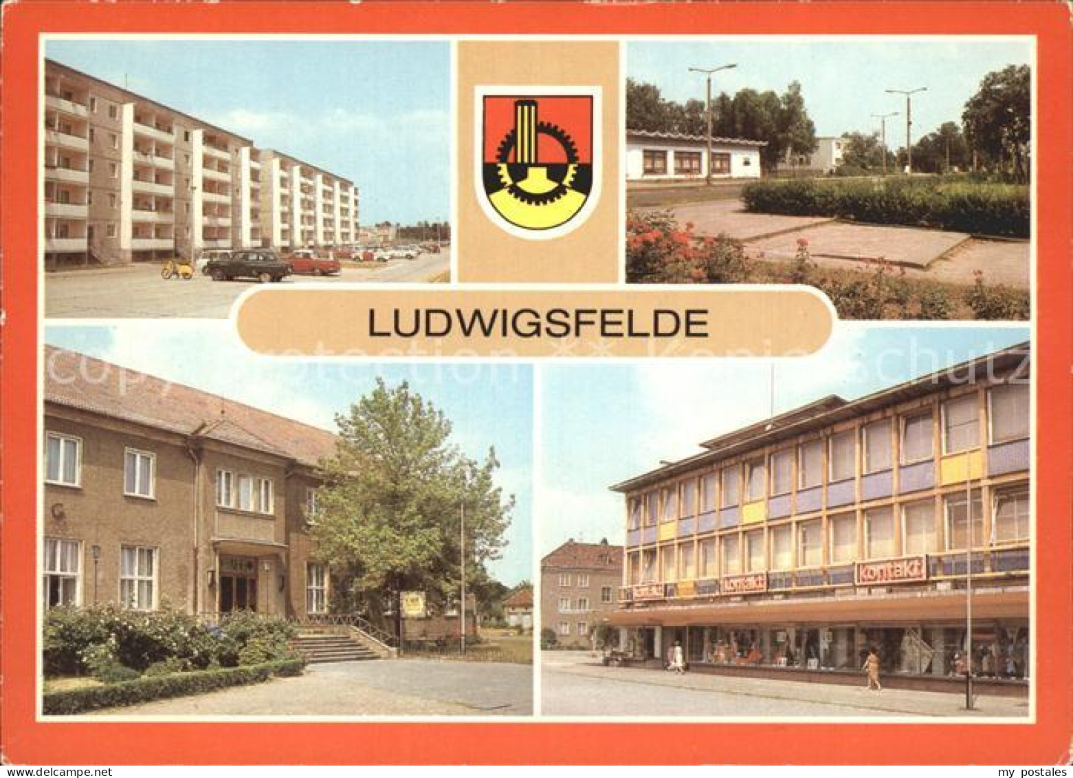 Ludwigsfelde Etkar Andre Str Potsdamer Str Kulturhaus Cafe Kontakt Kaufhaus