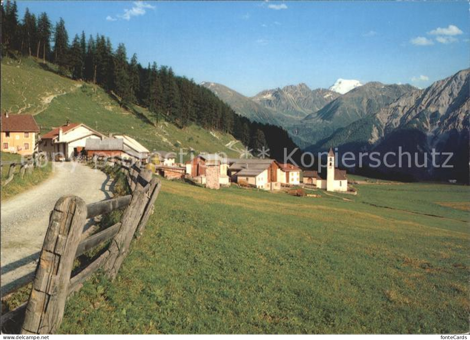 Lue im Muenstertal mit Ortler