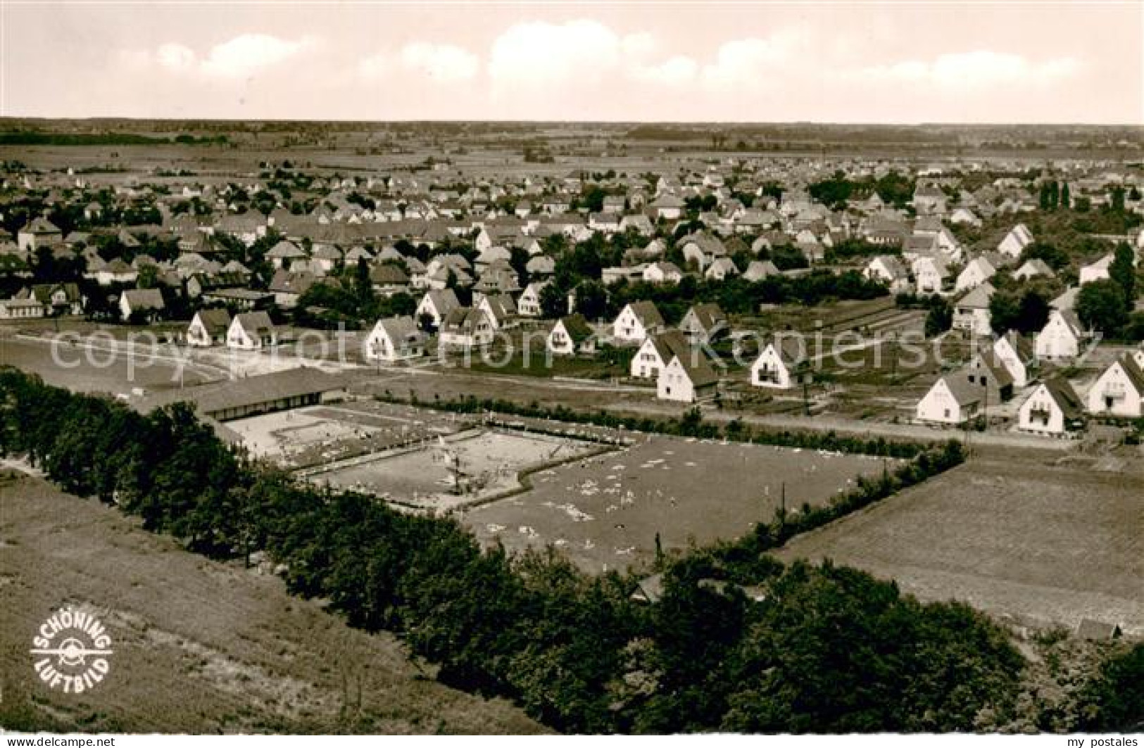 Luebbecke Westfalen Fliegeraufnahme