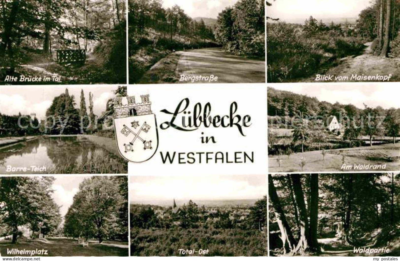 Luebbecke Westfalen Maisenkopf Bergstrasse Barre-teich Wilhelmplatz