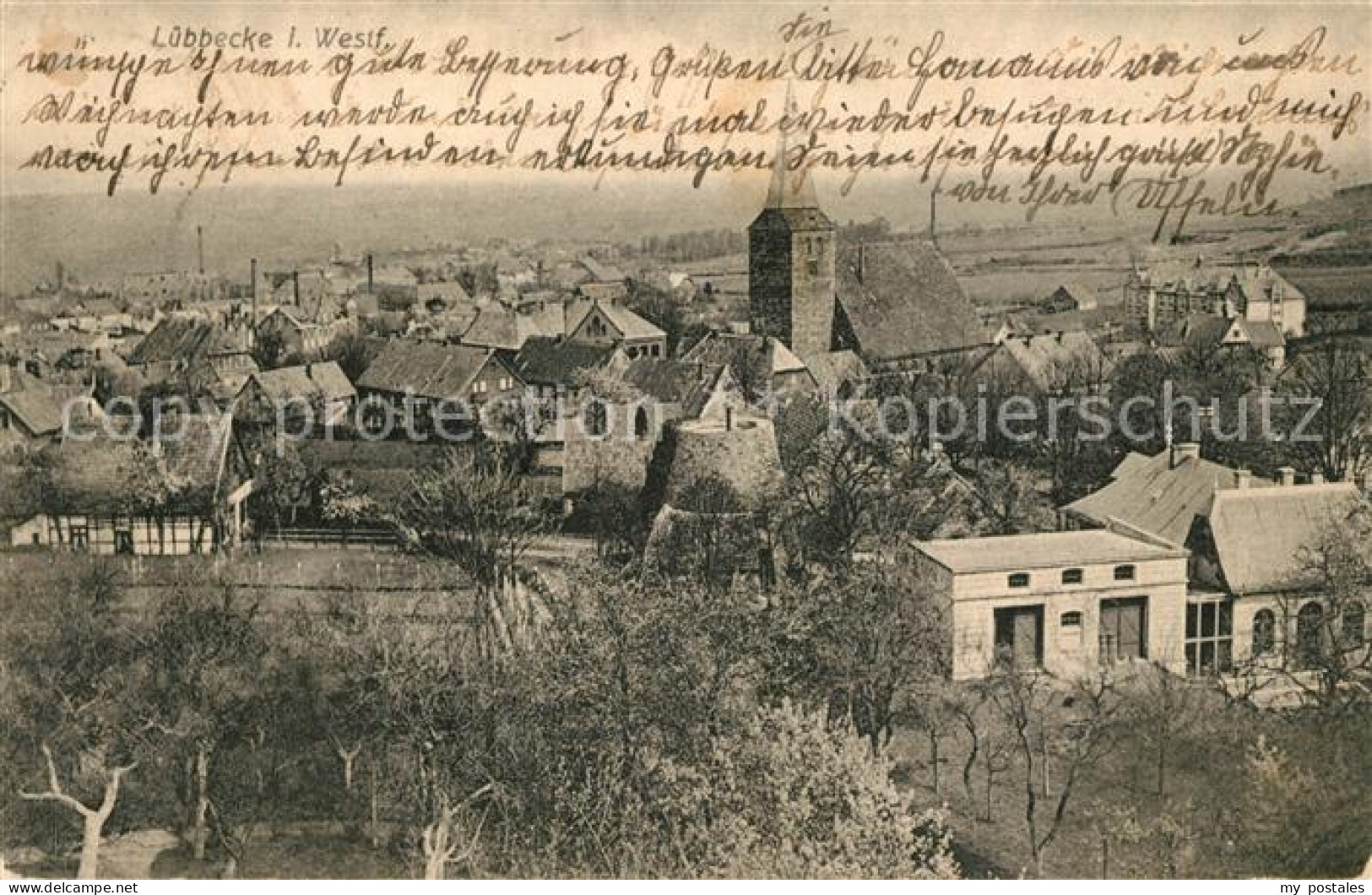 Luebbecke Westfalen Panorama