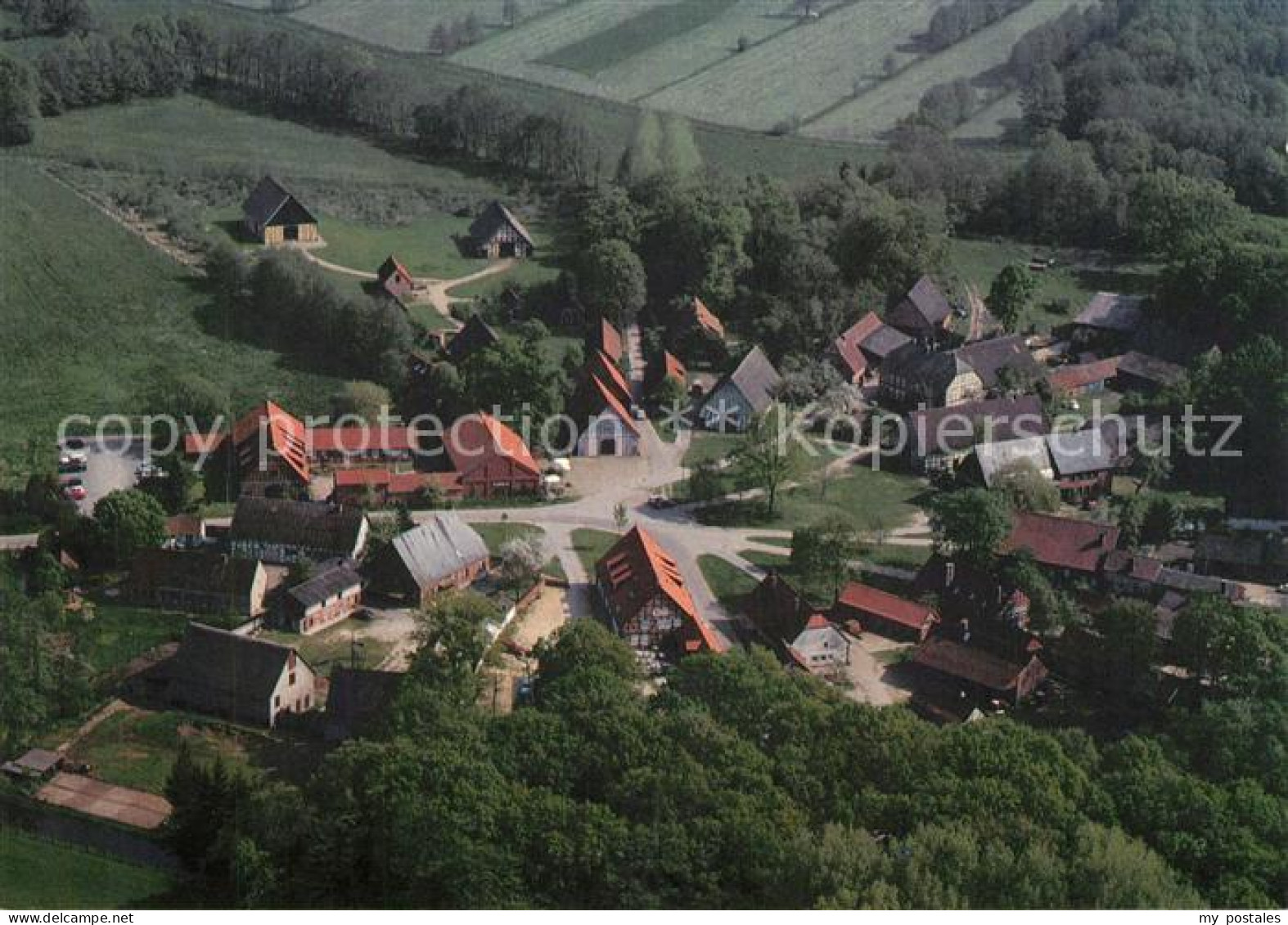 Luebben Spreewald Fliegeraufnahme