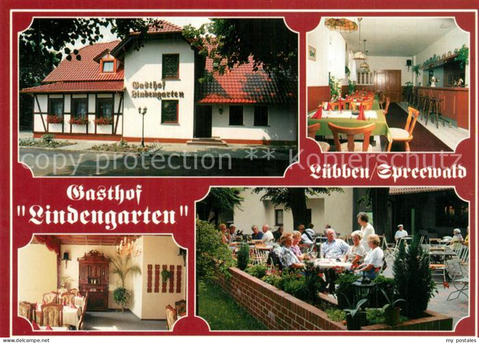 Luebben Spreewald Gasthof Lindengarten Gartenrestaurant