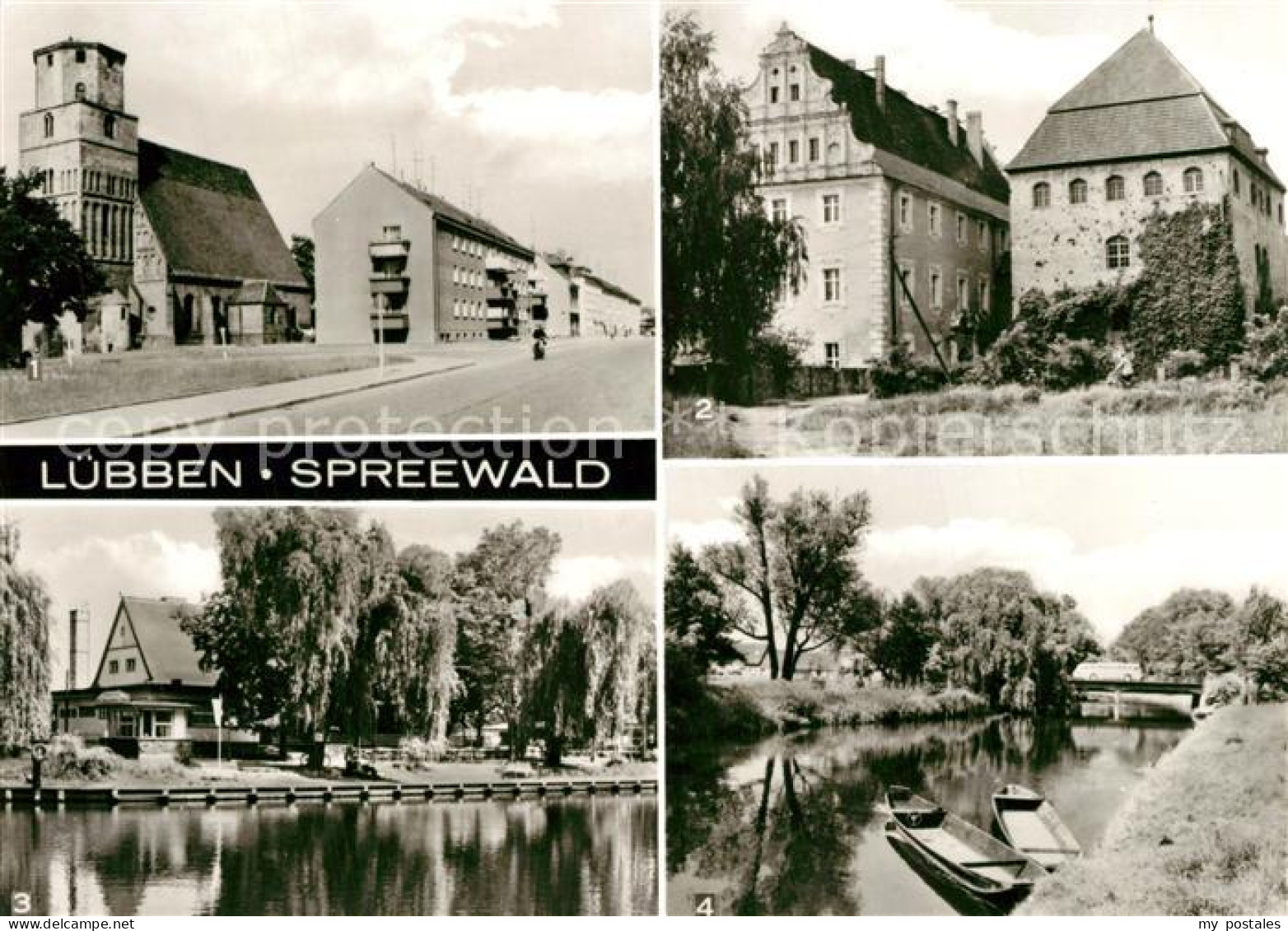 Luebben Spreewald Hauptstrasse Schloss HOG Strandcafe