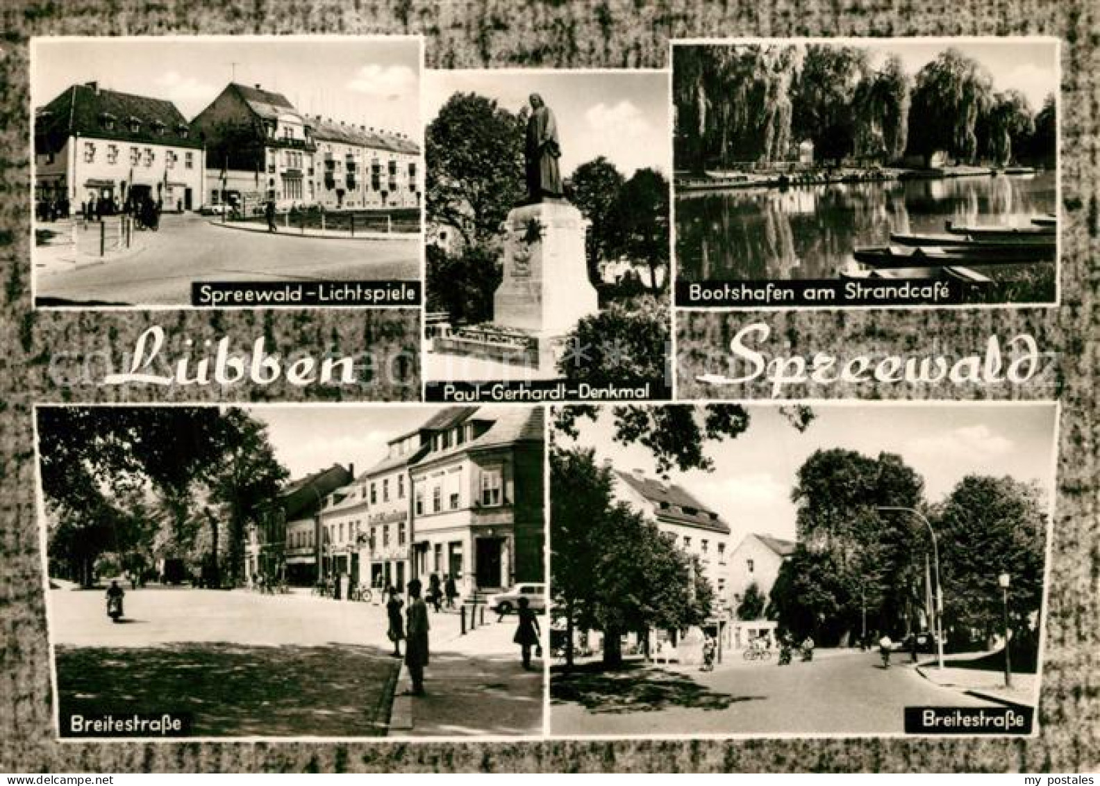 Luebben Spreewald Spreewald Lichtspiele Bootshafen Strandcafe Breitestrasse