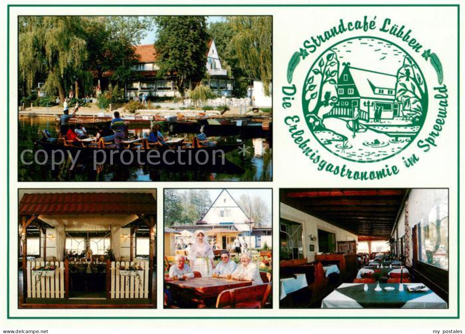 Luebben Spreewald Strandcafe Luebben Restaurant Terrassencafe Biergarten Kahnabf