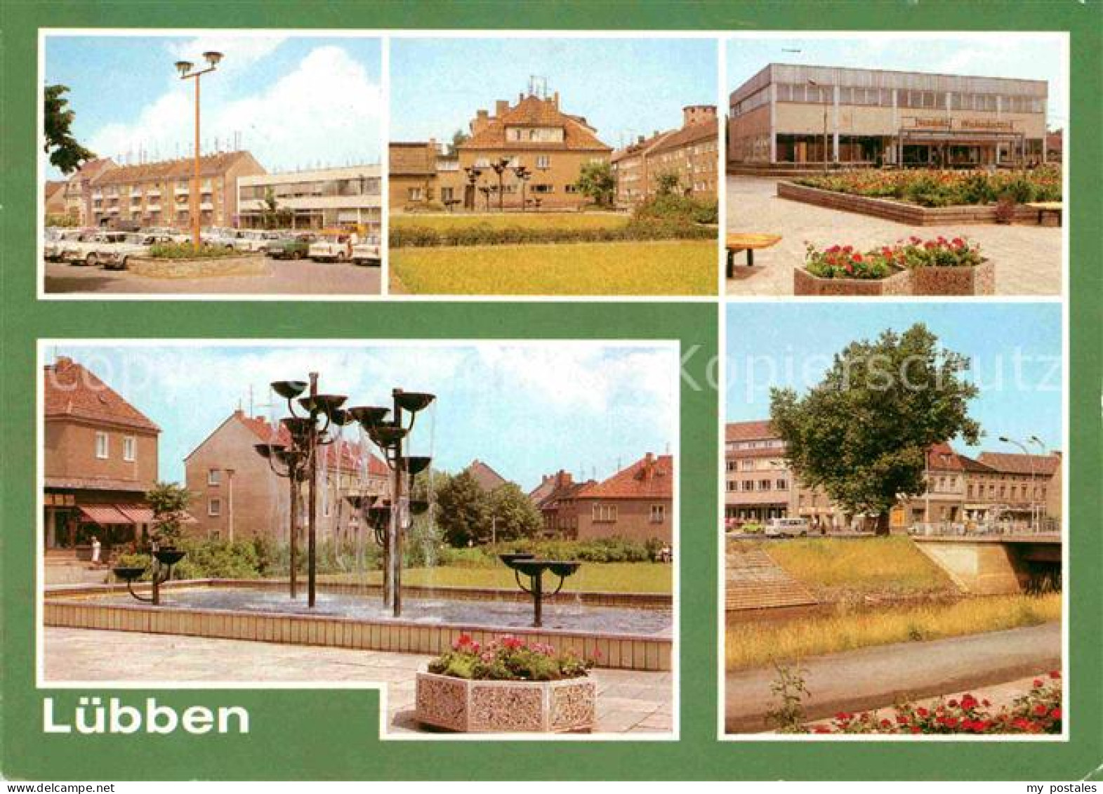 Luebben Spreewald Teilansichten Wasserspiele