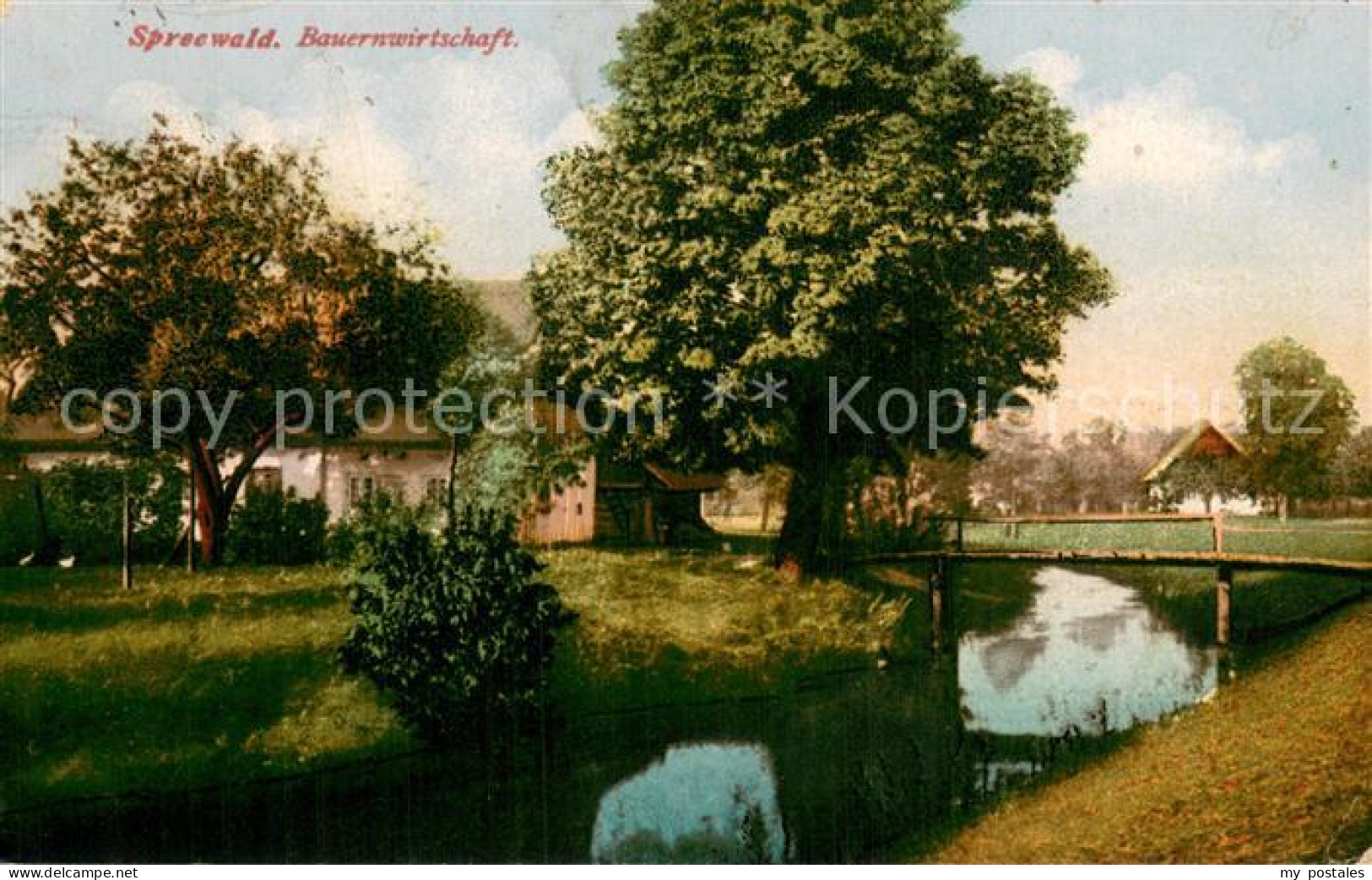 Luebbenau Spreewald Bauernwirtschaft Wasserstrasse