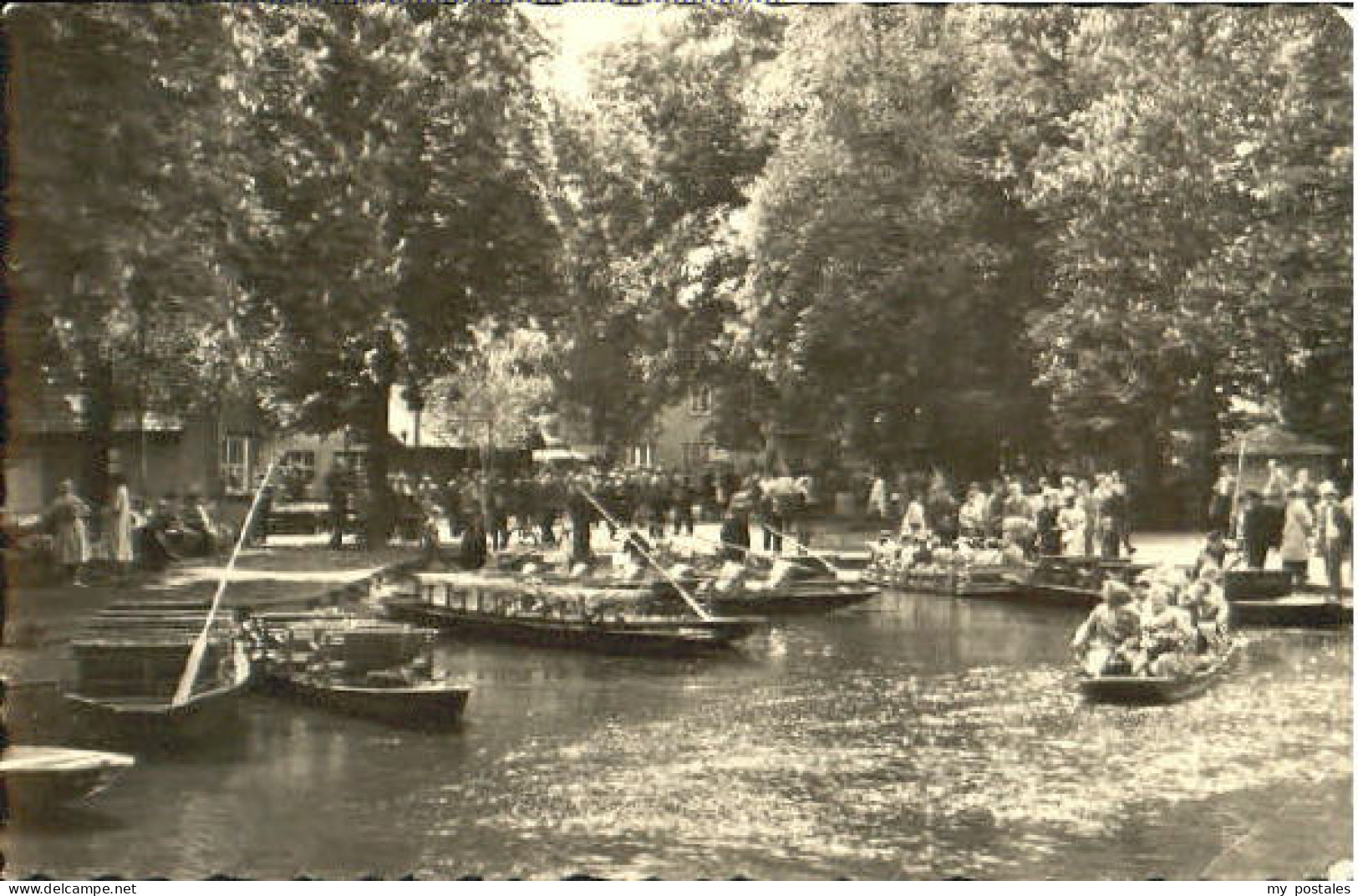 Luebbenau Spreewald Luebbenau Kahnabfahrtsstelle o 1962