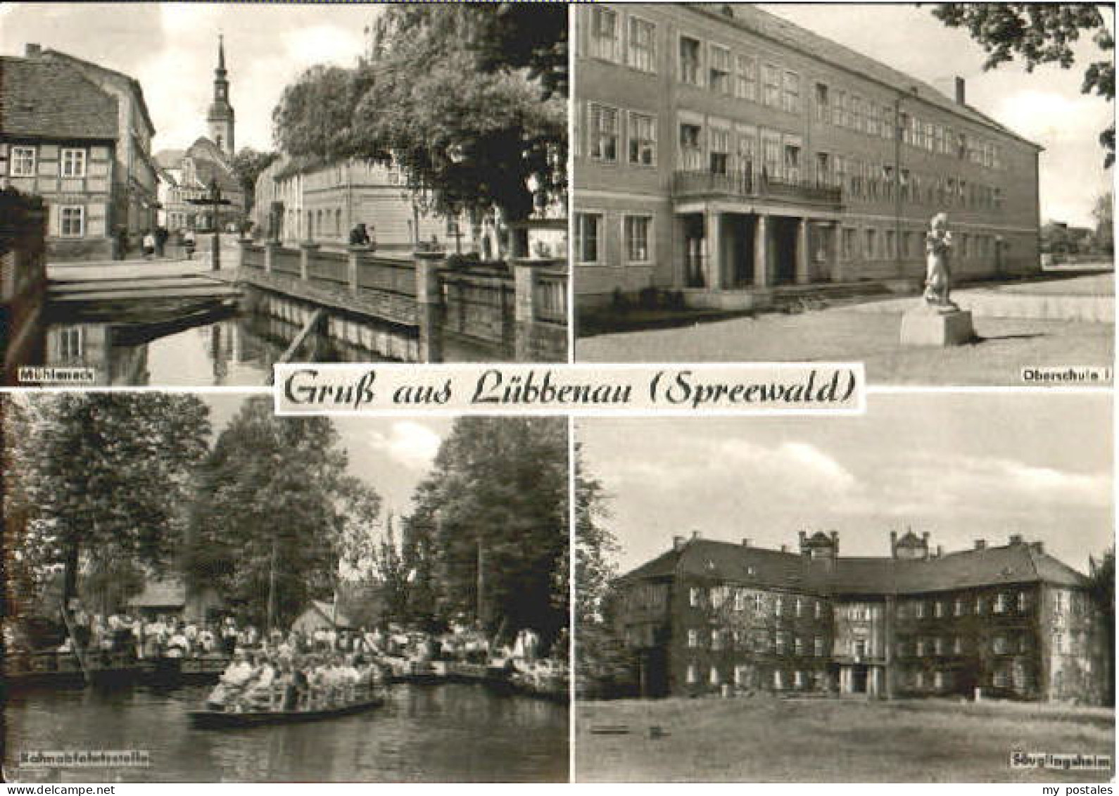 Luebbenau Spreewald Luebbenau Schule Heim x 1963
