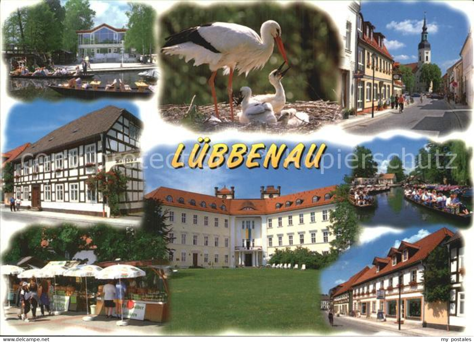 Luebbenau Spreewald Stoerche Ortspartien