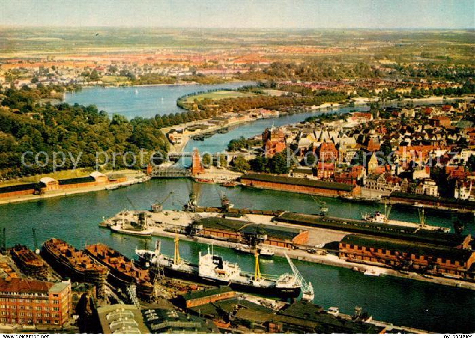 LueBECK  CITY Fliegeraufnahme