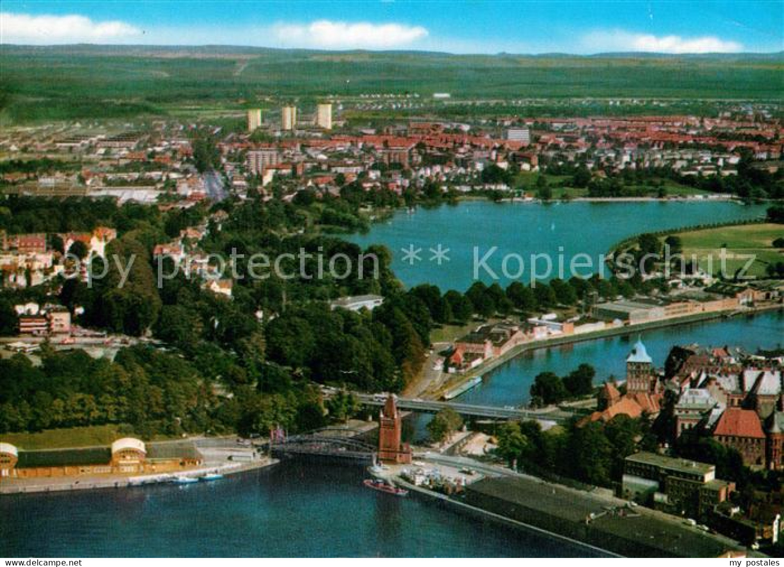 LueBECK  CITY Fliegeraufnahme