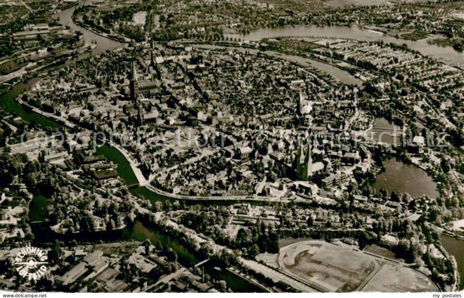 LueBECK  CITY Fliegeraufnahme