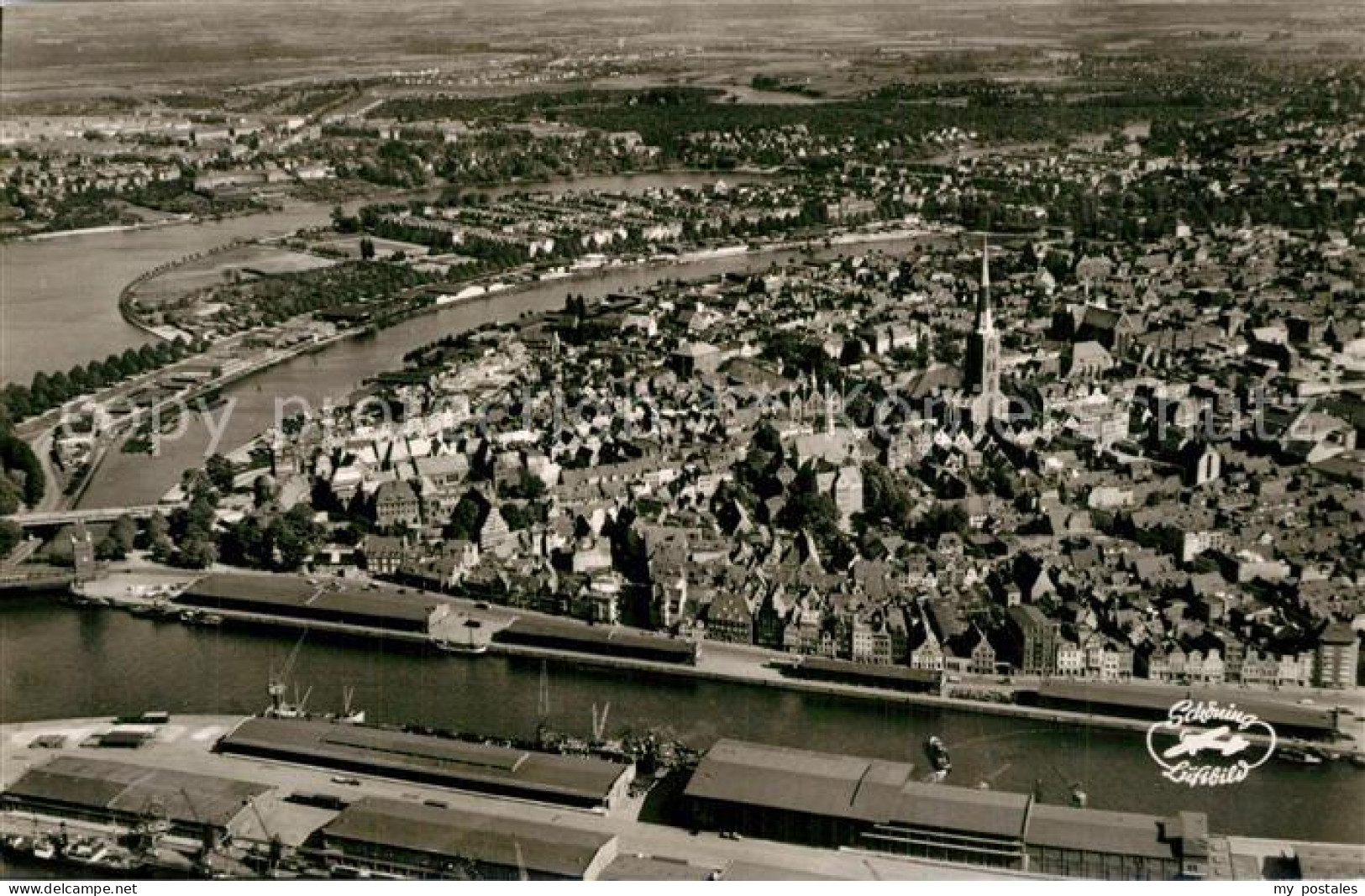 LueBECK  CITY Fliegeraufnahme