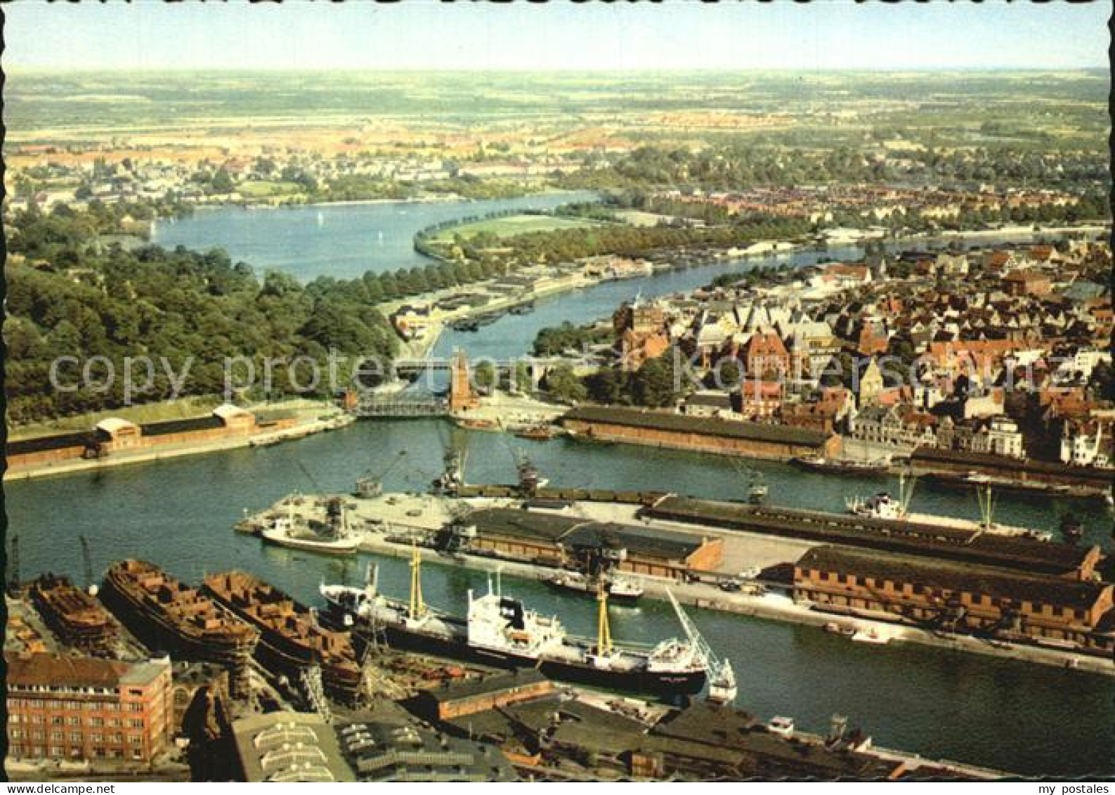 LueBECK  CITY Fliegeraufnahme