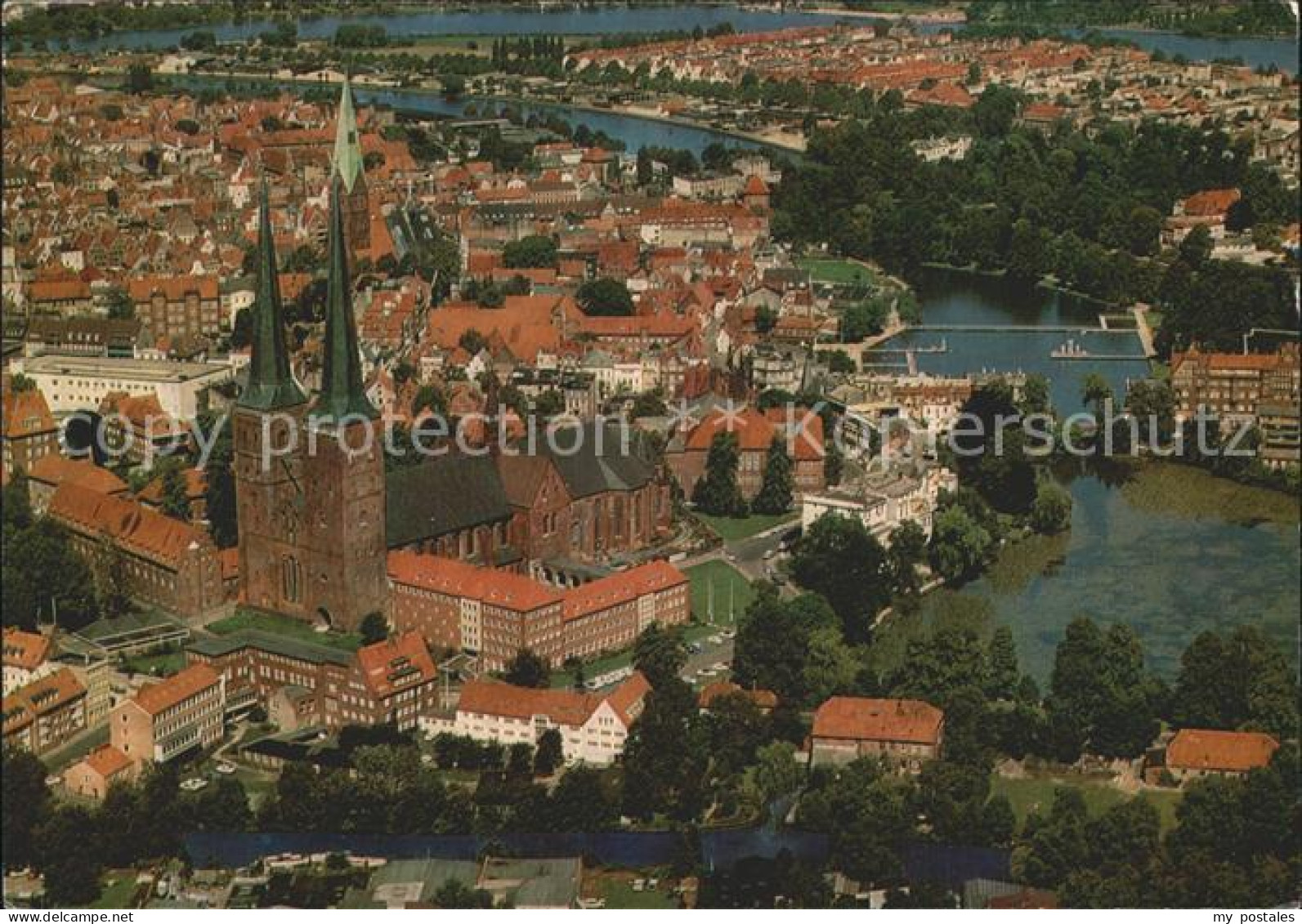 LueBECK  CITY Fliegeraufnahme