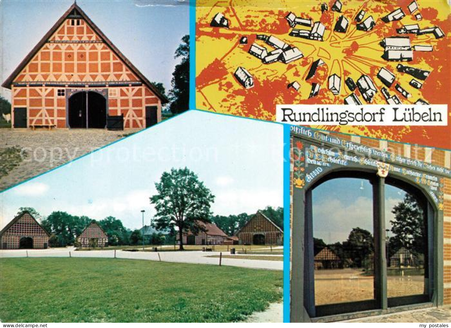 Luechow-Dannenberg Rundlingsdorf Alte Bauernhoefe Vierstaenderhaeuser Bruchwald