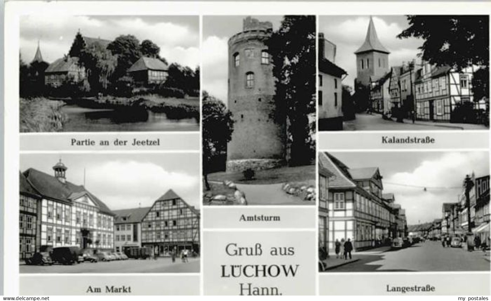 Luechow Wendeland Luechow Amtsturm Markt Langestrasse