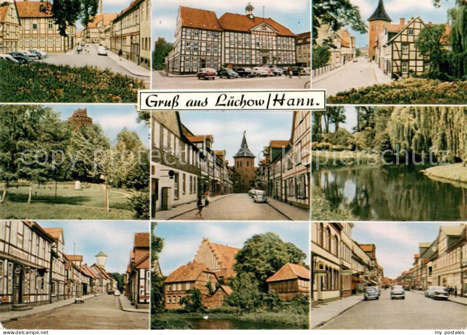 Luechow Wendeland Teilansichten Stadtzentrum Parkanlagen
