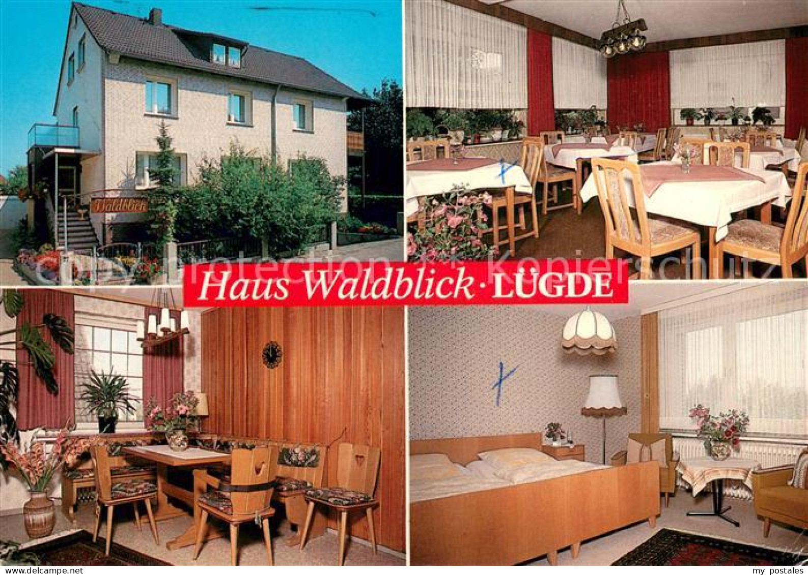 Luedge Haus Waldblick Gastraeume Zimmer