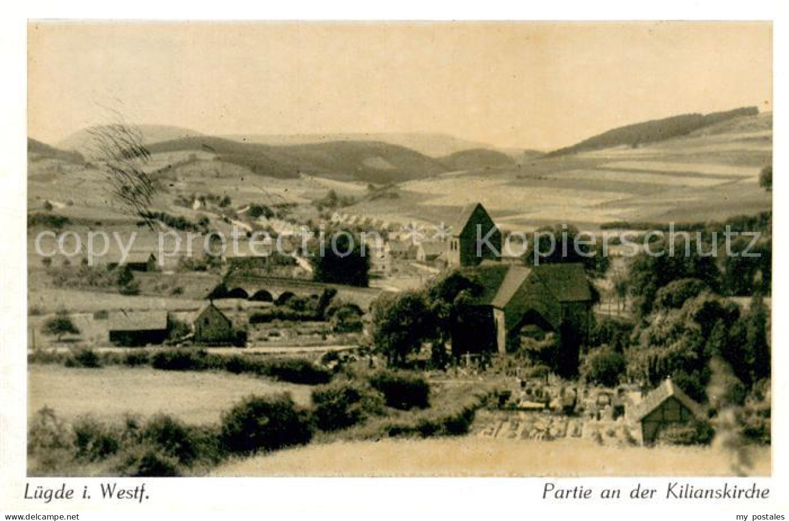 Luedge Panorama mit Kilianskirche