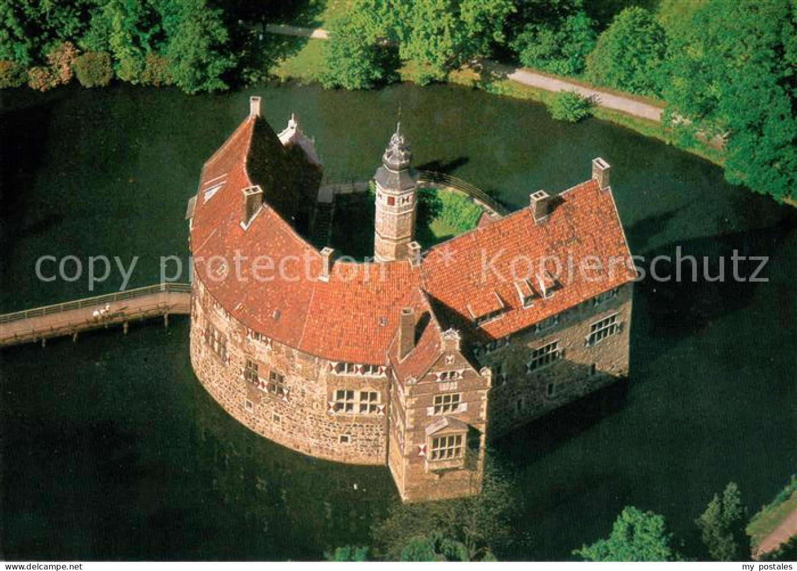 Luedinghausen Burg Vischering Fliegeraufnahme