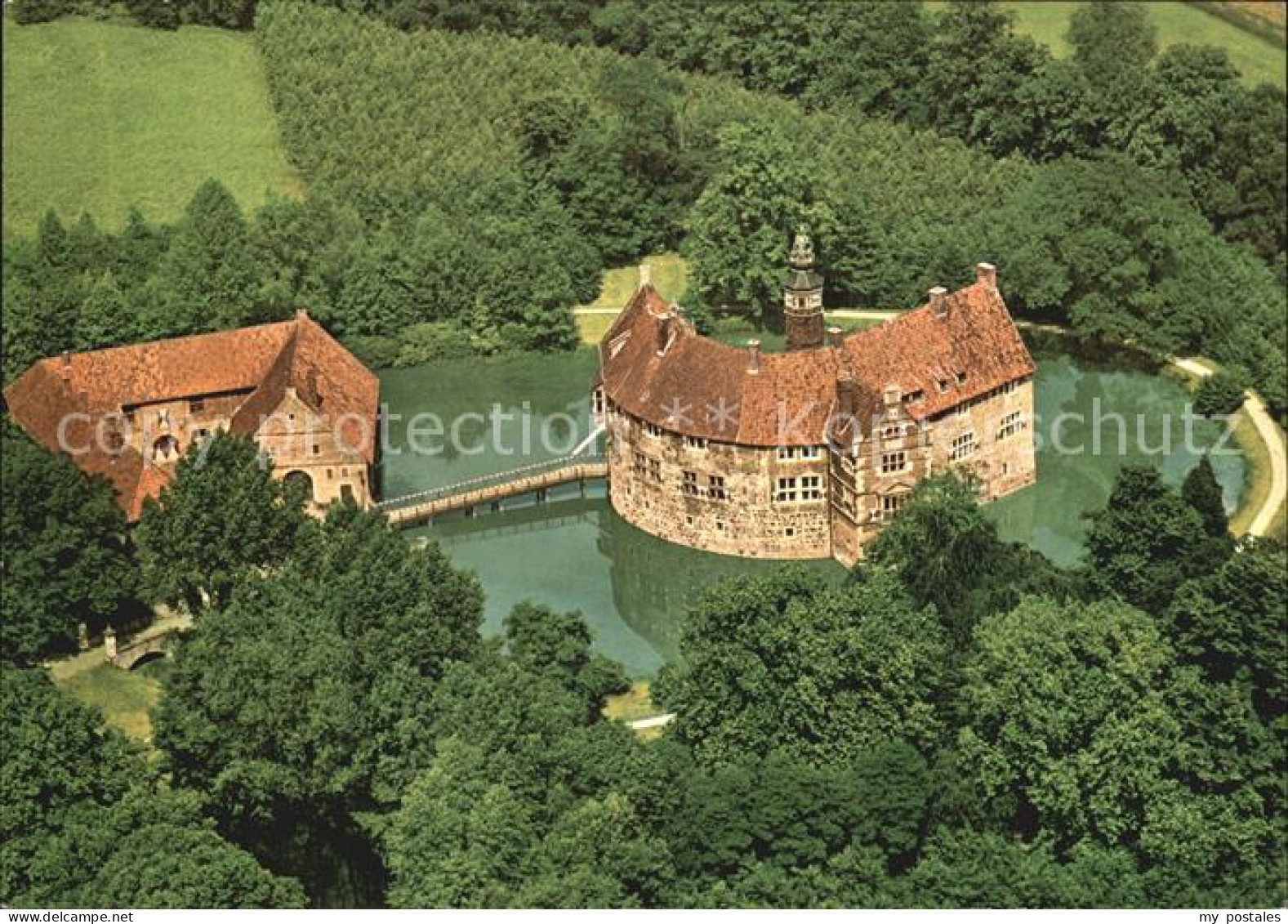 Luedinghausen Burg Vischering Fliegeraufnahme
