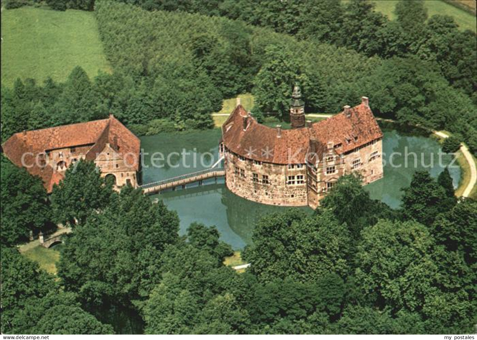 Luedinghausen Burg Vischering Fliegeraufnahme