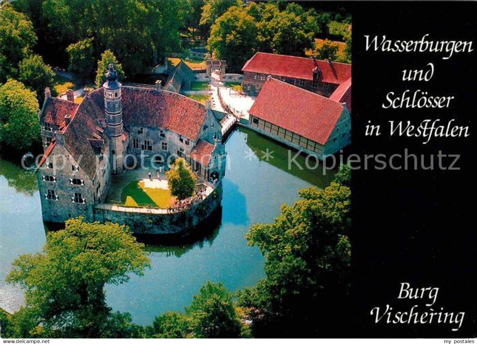 Luedinghausen Fliegeraufnahme Burg Vischering
