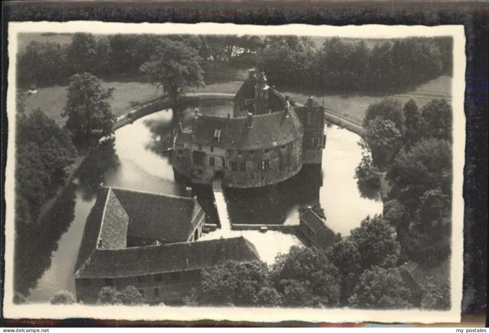 Luedinghausen [Handschriftlich] Fliegeraufnahme