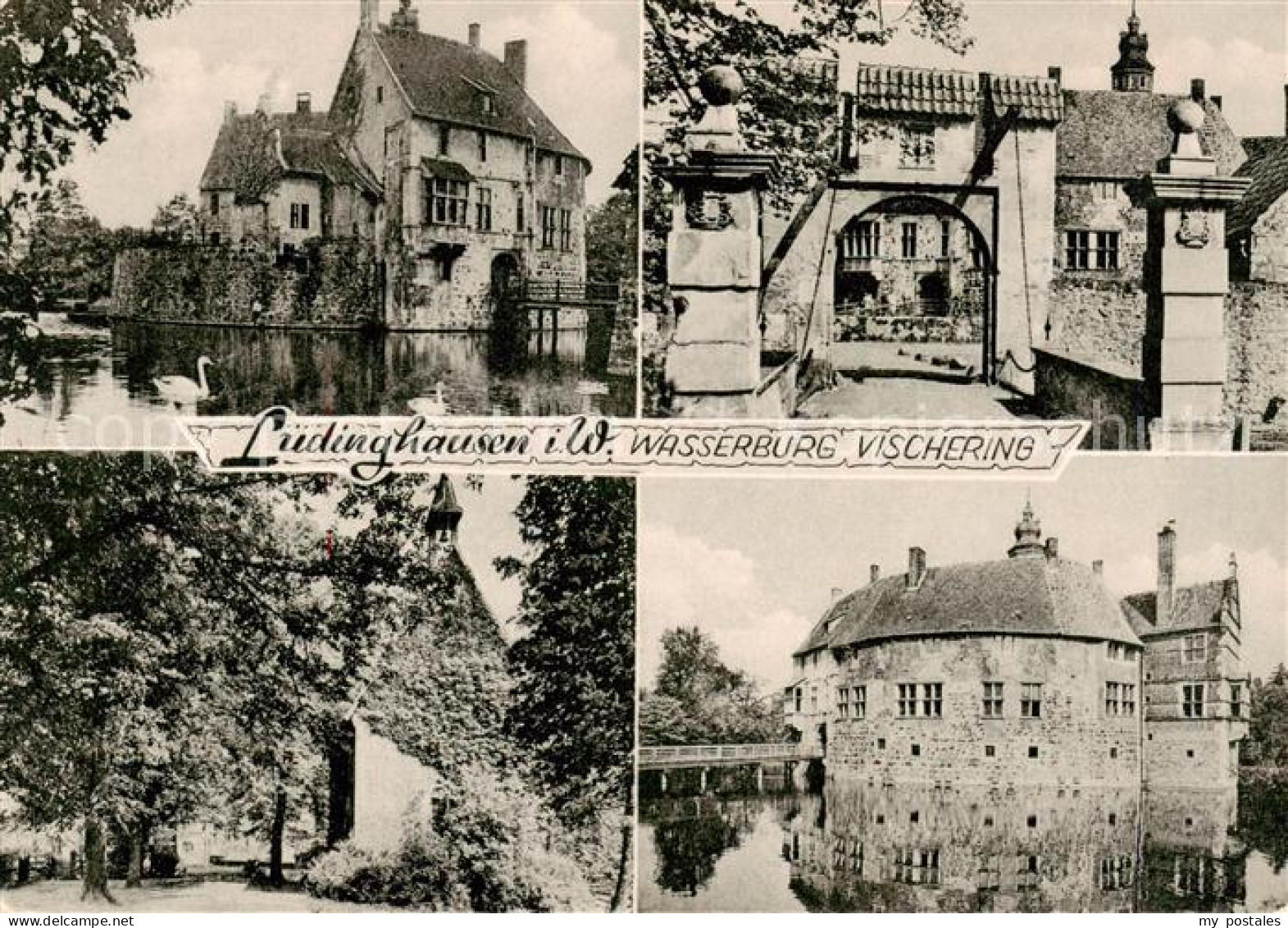 Luedinghausen Wasserburg Vischering Teilansichten