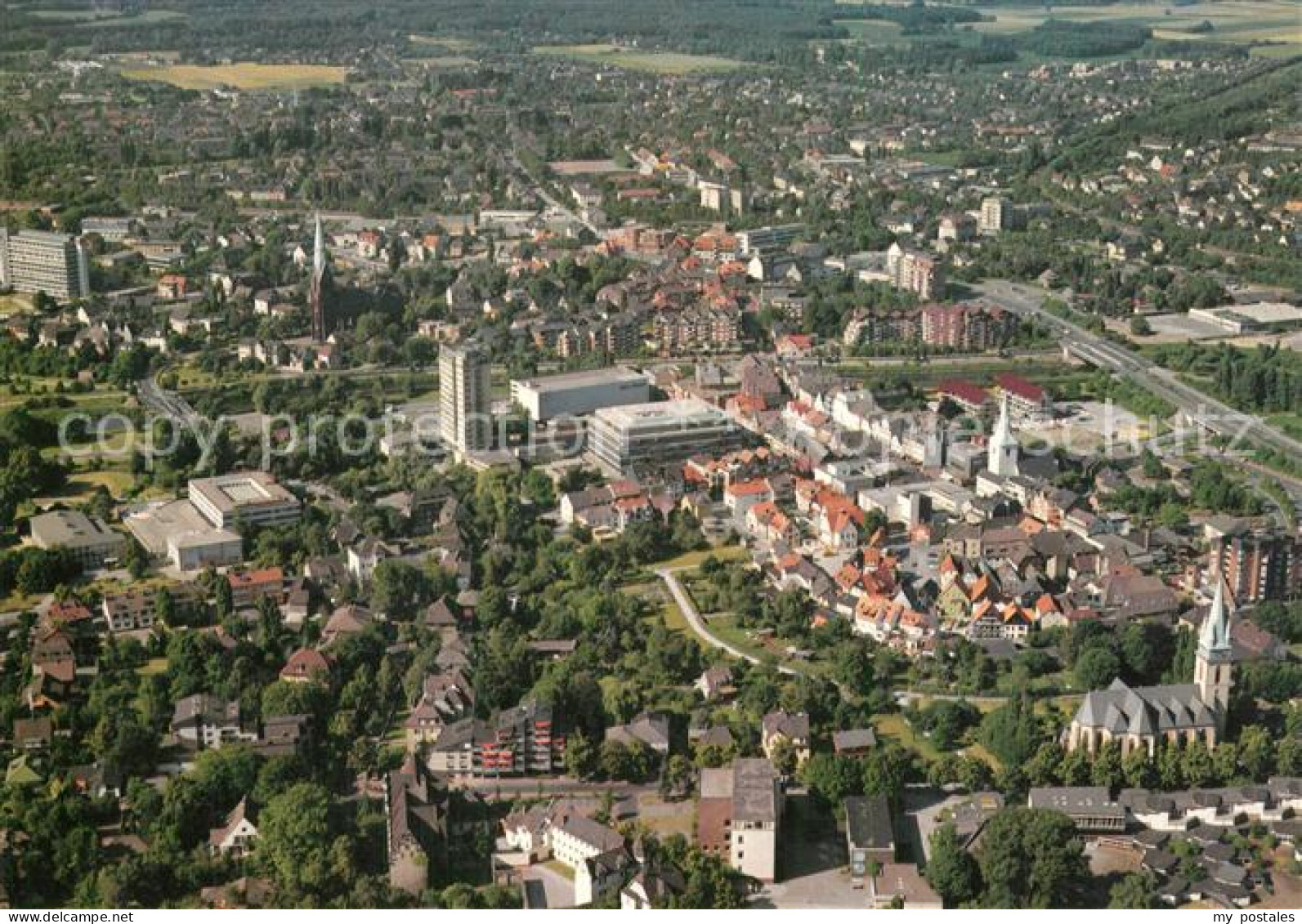 Luenen UNNA NRW Fliegeraufnahme