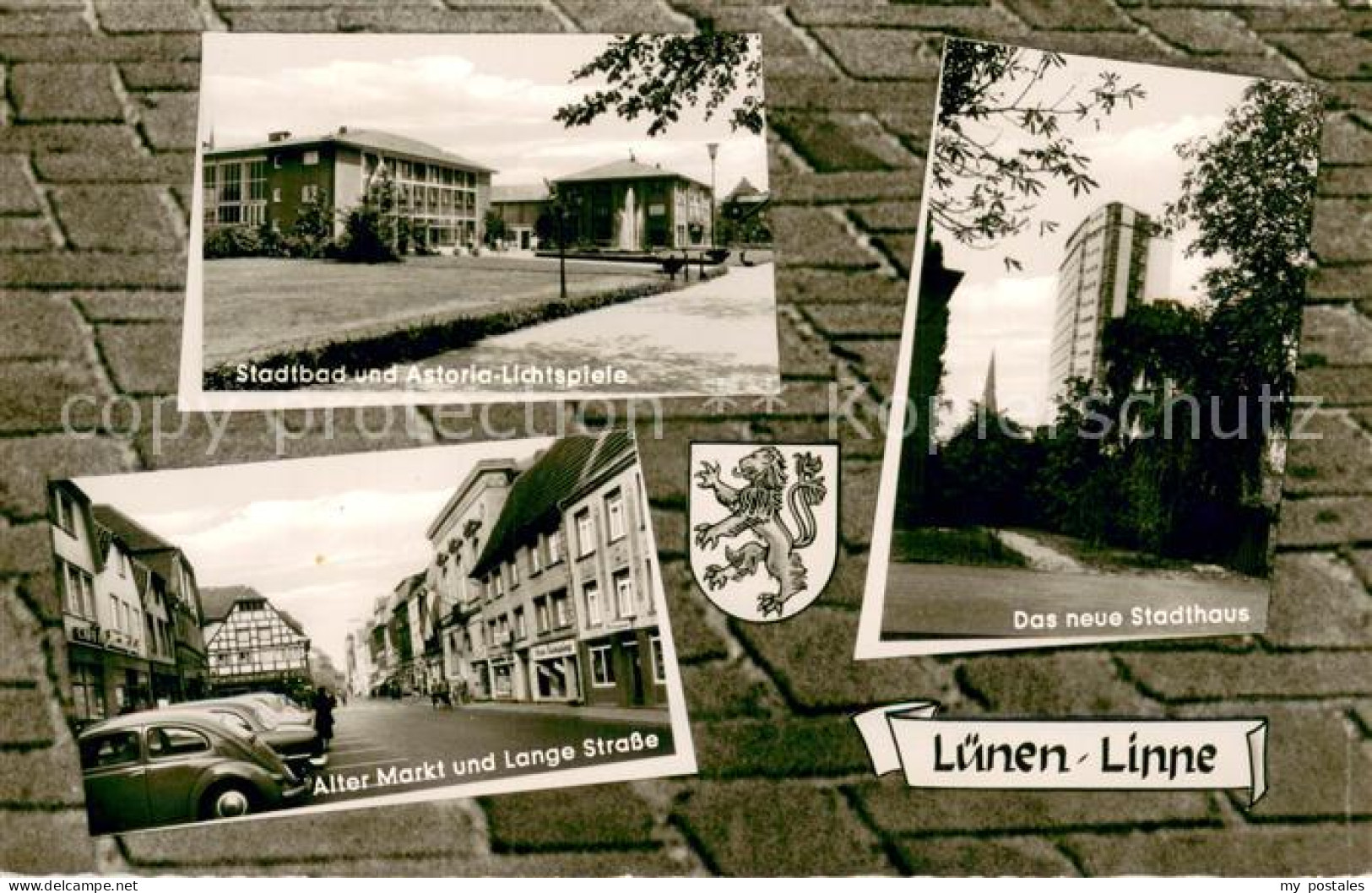Luenen UNNA NRW Stadtbad Astoria Lichtspiele Alter Markt Lange Strasse Stadthau