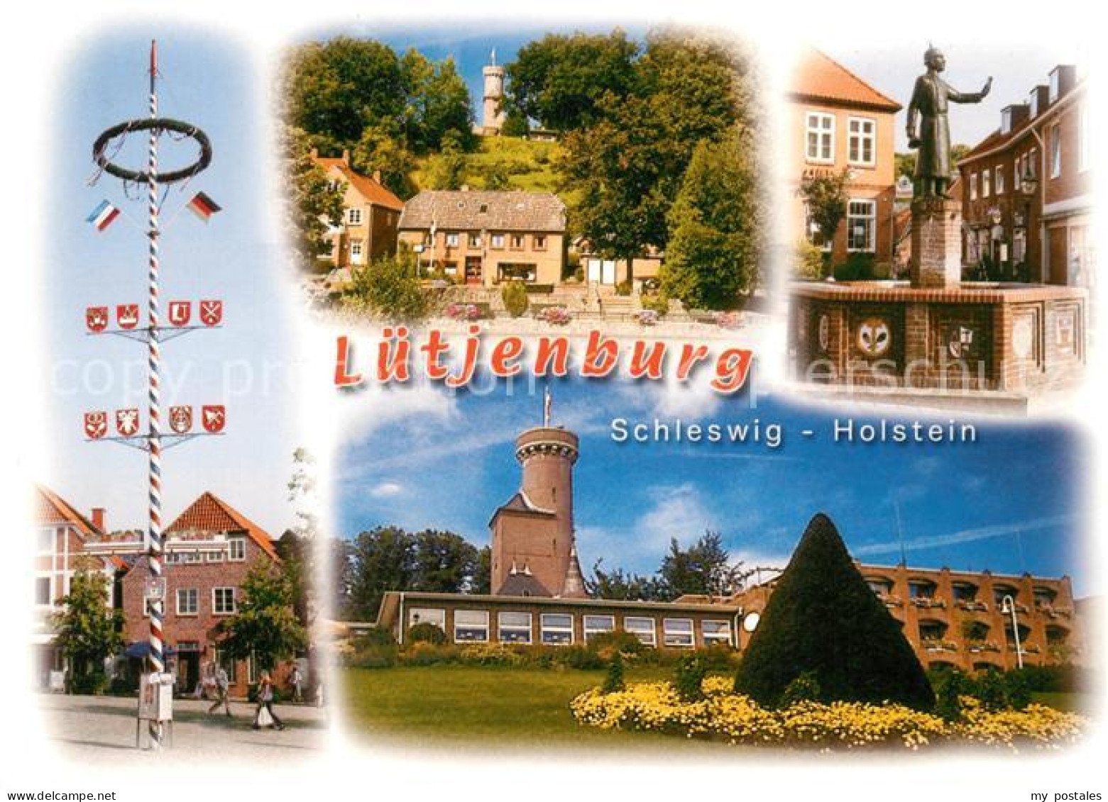 Luetjenburg Holstein Maibaum Turm Denkmal