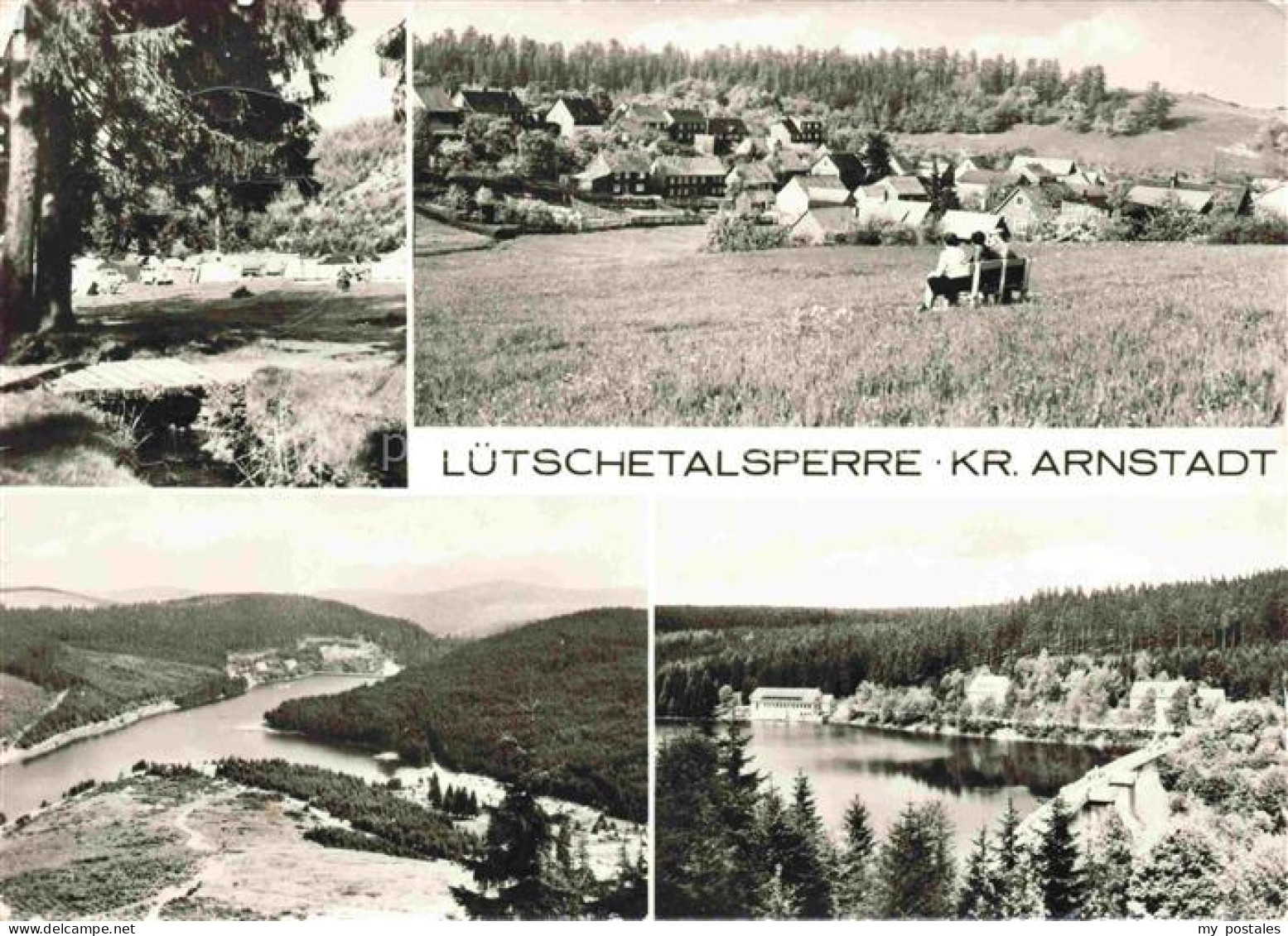 Luetschetalsperre Frankenhain Arnstadt Thueringen