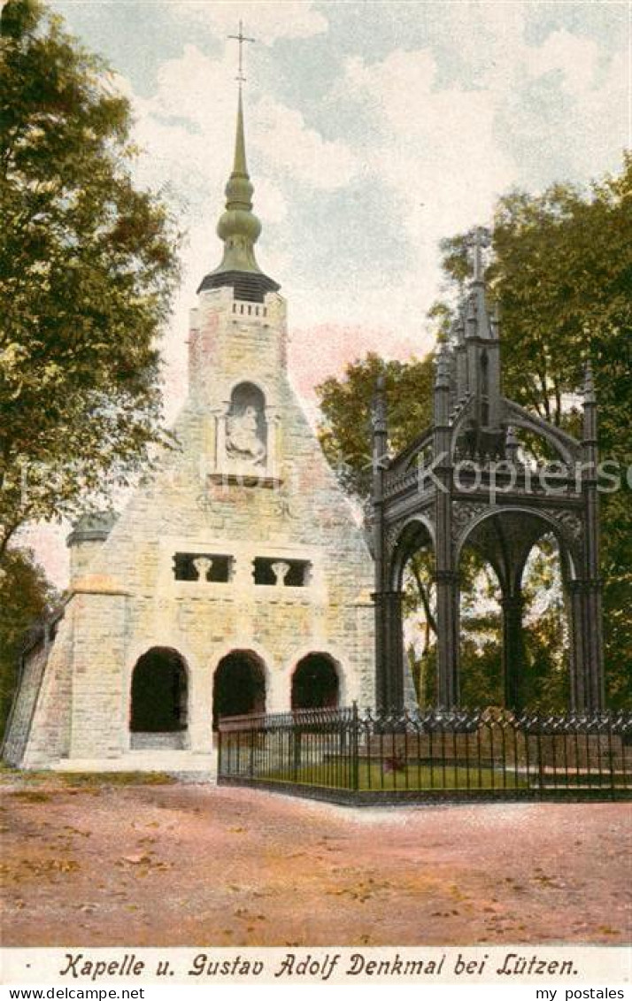 Luetzen Kapelle und Gustav Adolf Denkmal