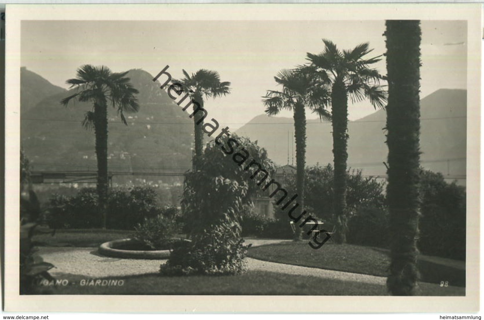 Lugano - Giardino - Verlag Photo-Auditor Lugano