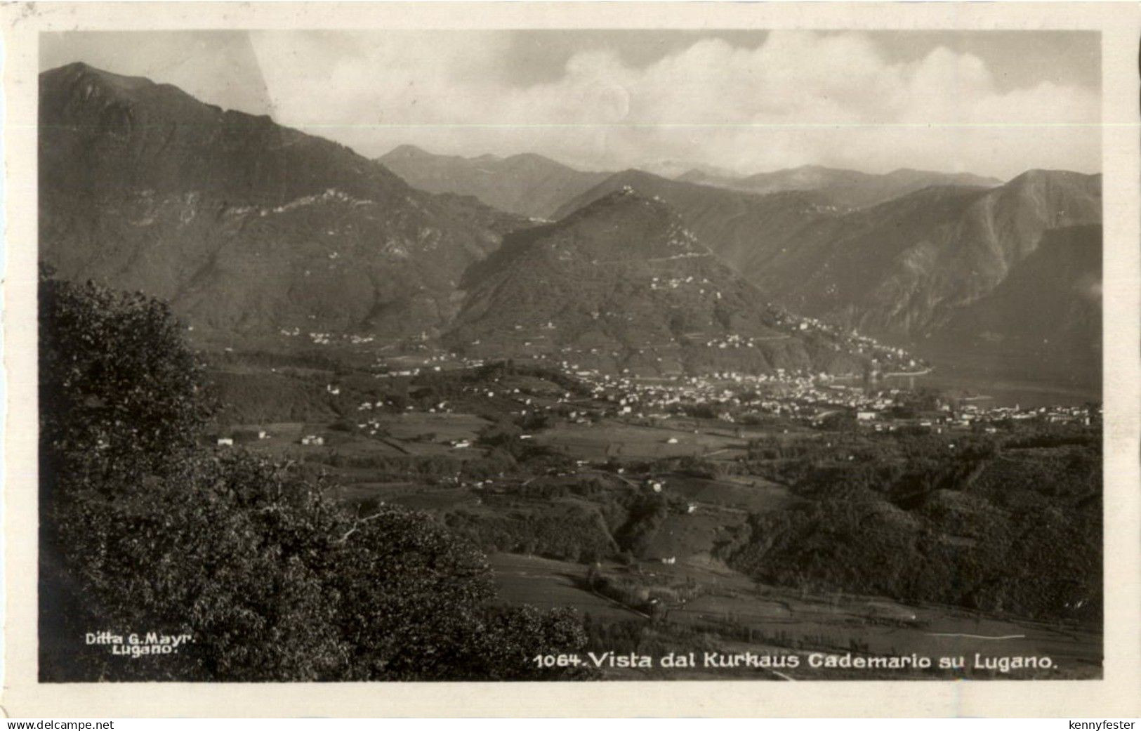 Lugano - Visto dal Kurhaus Cademario