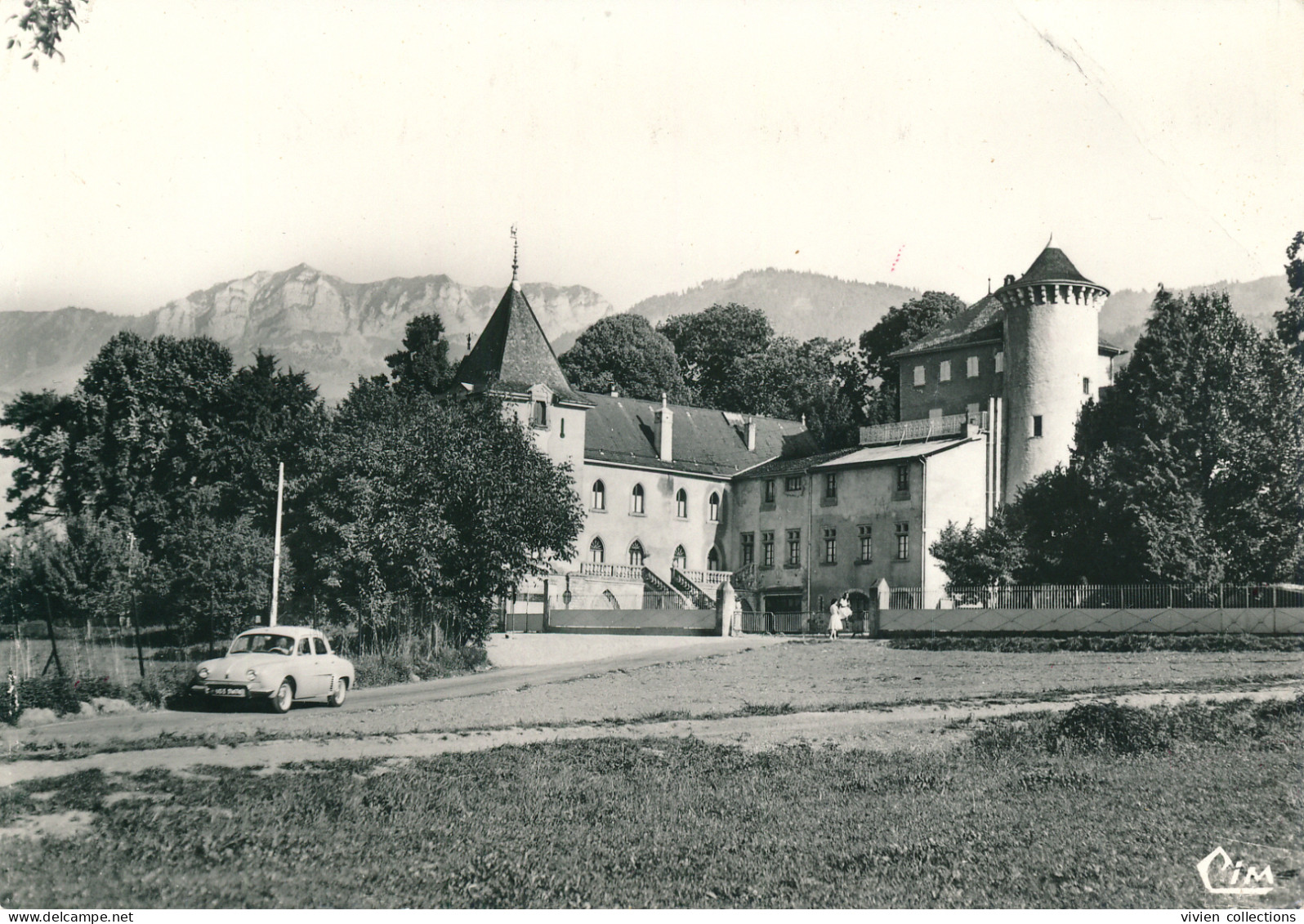 Lugrin (74 Haute Savoie) Château d'Allaman colonie de vacance de Saint Pierre de Mâcon  siège conférence France FLN 1961