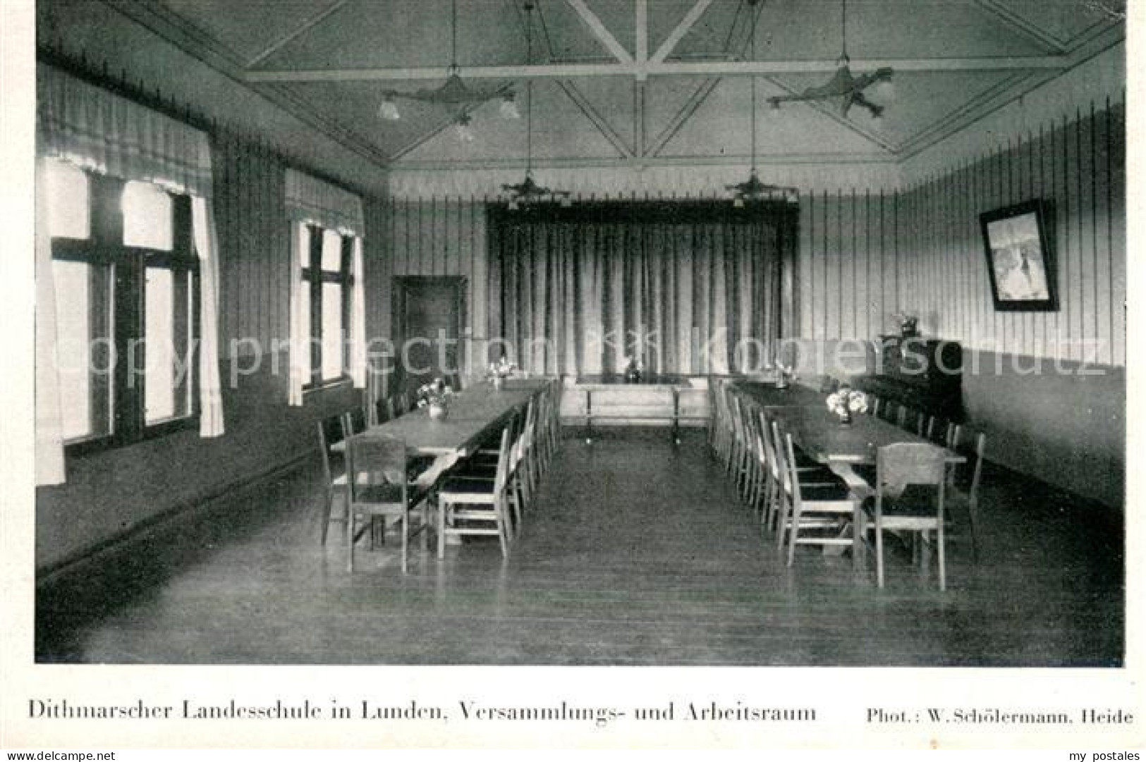 Lunden Holstein Dithmarscher Landesschule Versammlungs- und Arbeitsraum Photo W.