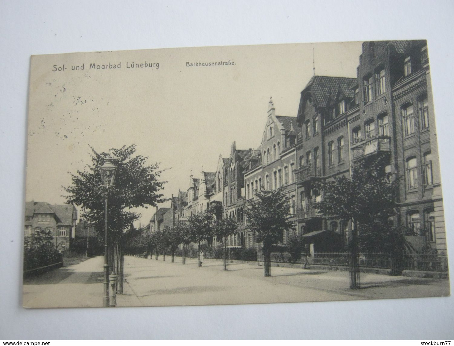 LÜNEBURG , Strasse   ,  Schöne  Karte um 1917