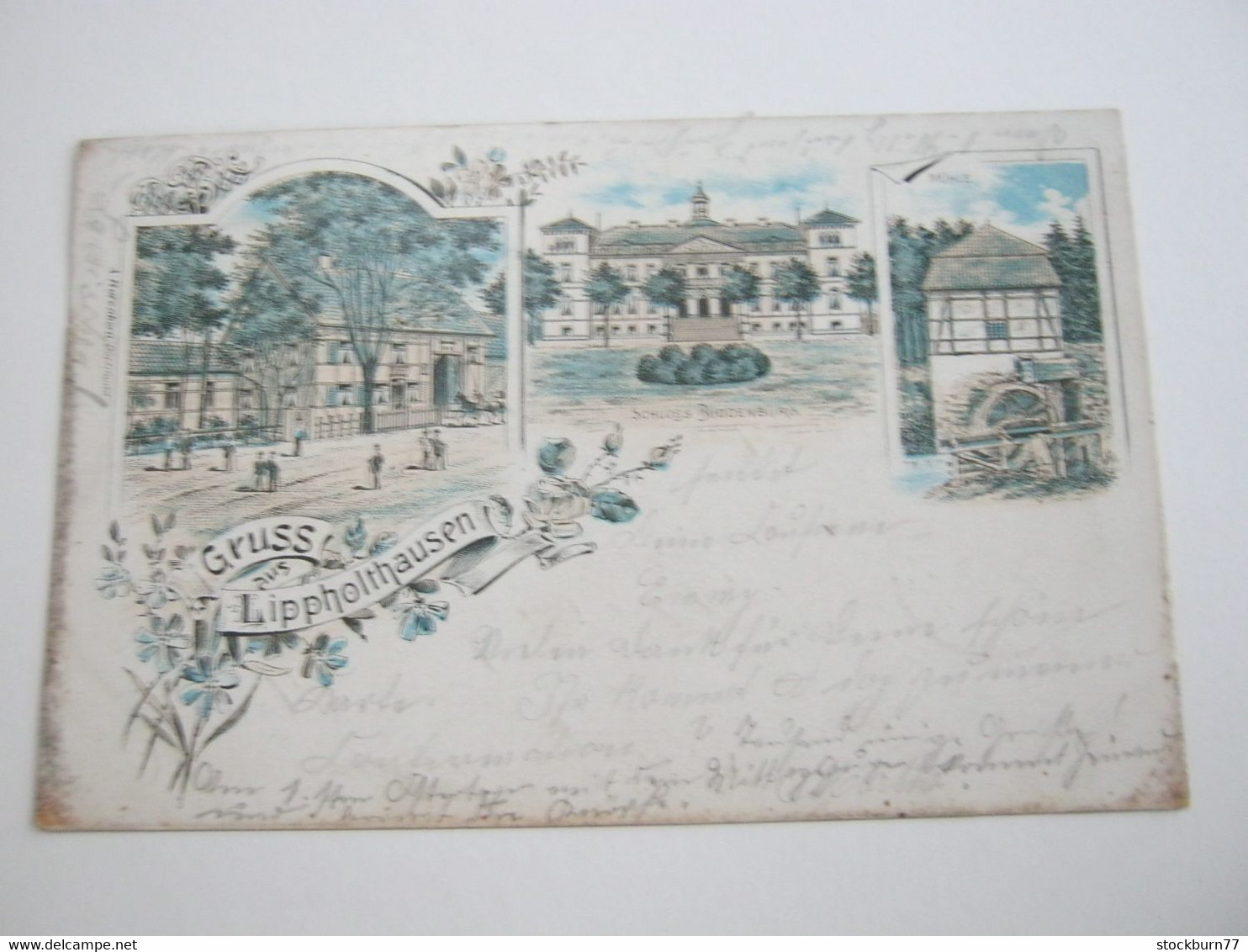 LÜNEN Lippolthausen , Schöne Karte  um 1898