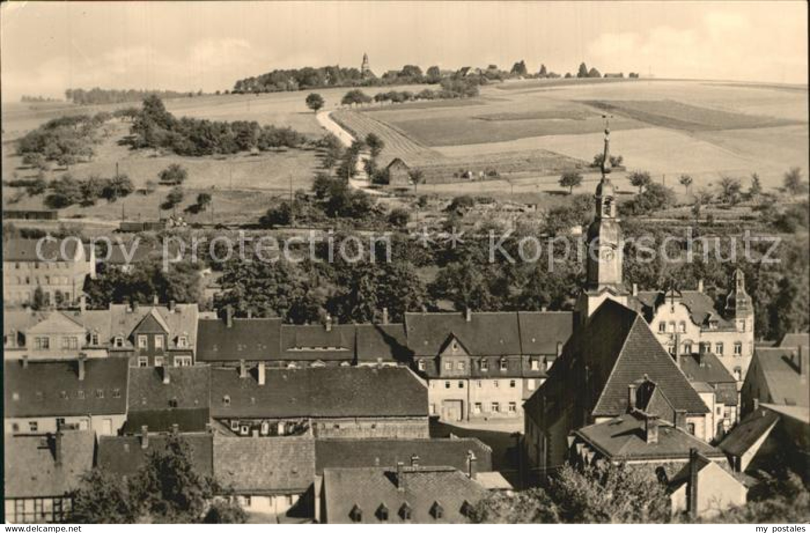 Lunzenau Blick nach Hohenkirchen