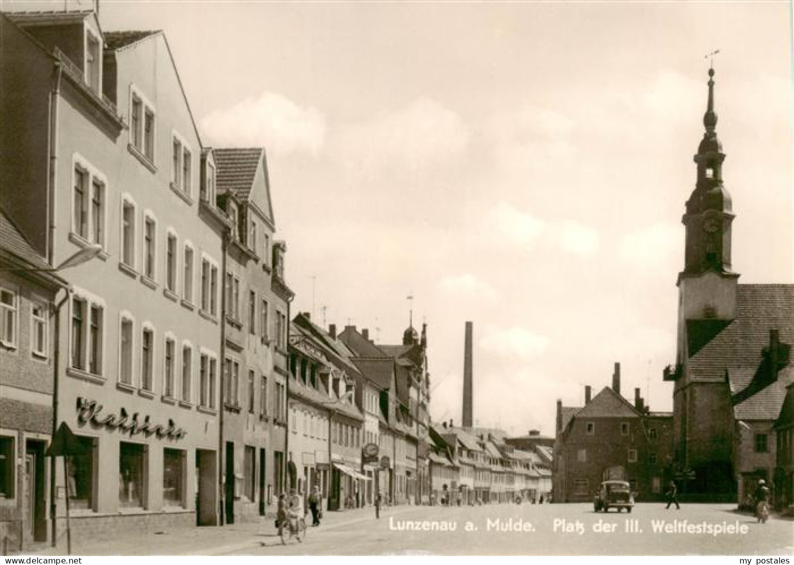 Lunzenau Platz der III. Weltfestspiele