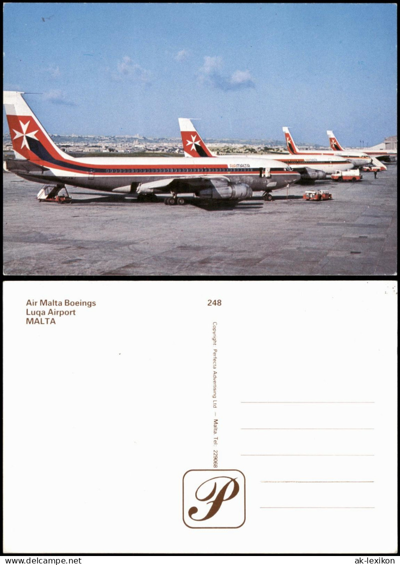 Luqa Malta International Airport, Air Malta Boeing Flugzeuge 1992