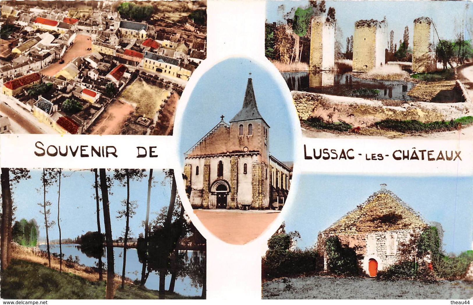 ¤¤   -    LUSSAC-les-CHATEAUX   -   Souvenir de ...........    -   Multivues    -  ¤¤